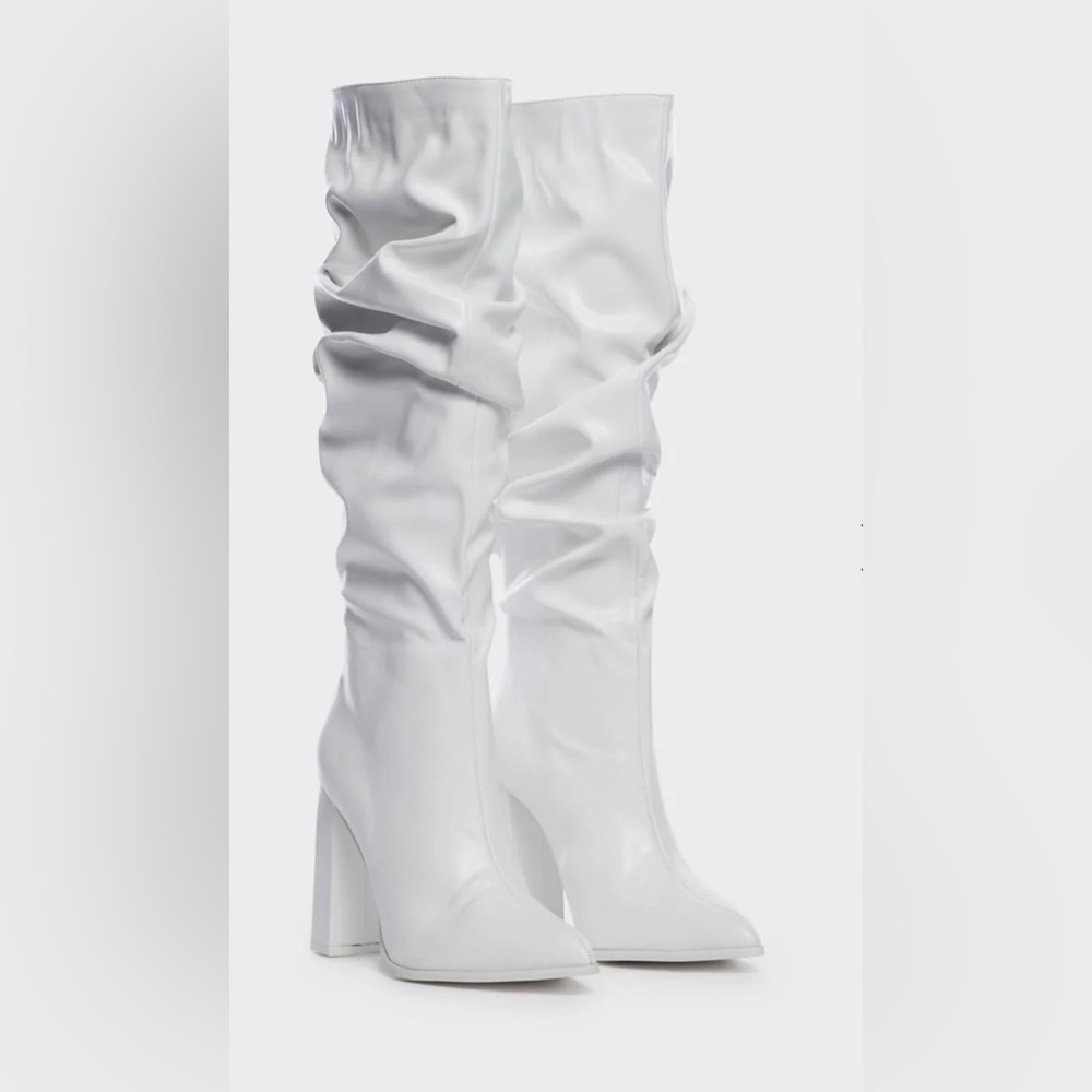 White Nori boots